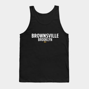 Brownsville Brooklyn shirt - Brownsville  Brooklyn Schriftzug - Brownsville Logo Tank Top